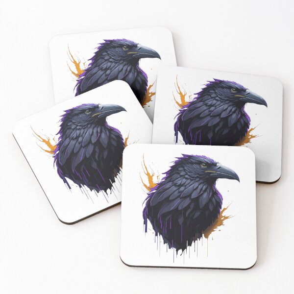 Item preview, Raven Paintsplash designed and sold by TrickstersTrove.