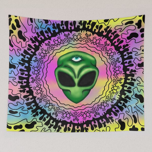 Item preview, Trippy Alien designed and sold by Vgdraw.