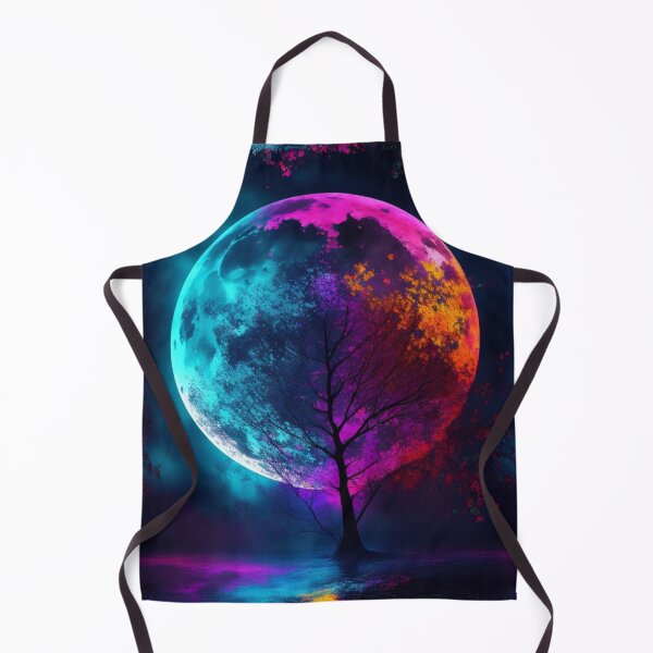 Item preview, Lone tree with a dark moon designed and sold by Rothnaric.