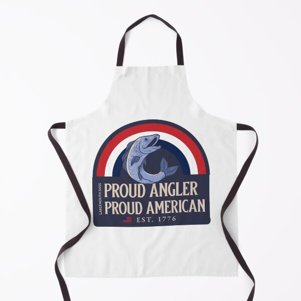 Item preview, Proud Angler, Proud American: Largemouth Bass - Est 1776 | 4th July Fishing Gift designed and sold by lildoodleshirts.