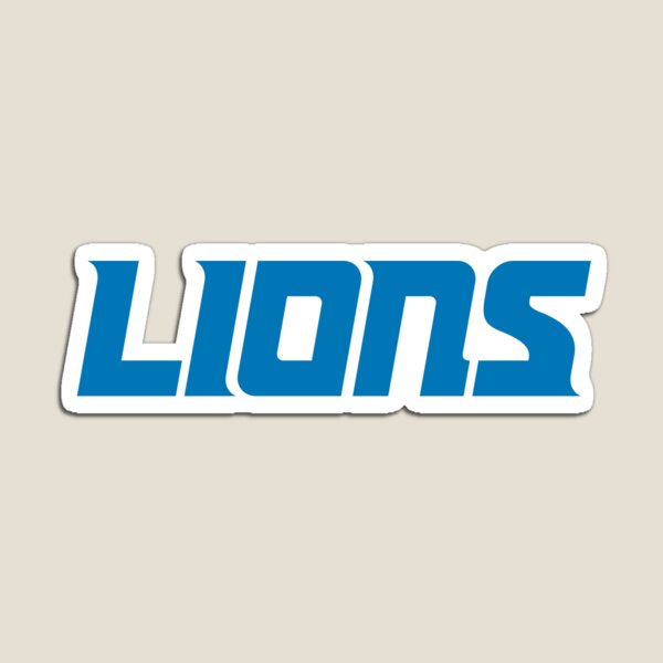 Detroit Lions Retro 5 X 3.5 Magnet - 032085408846