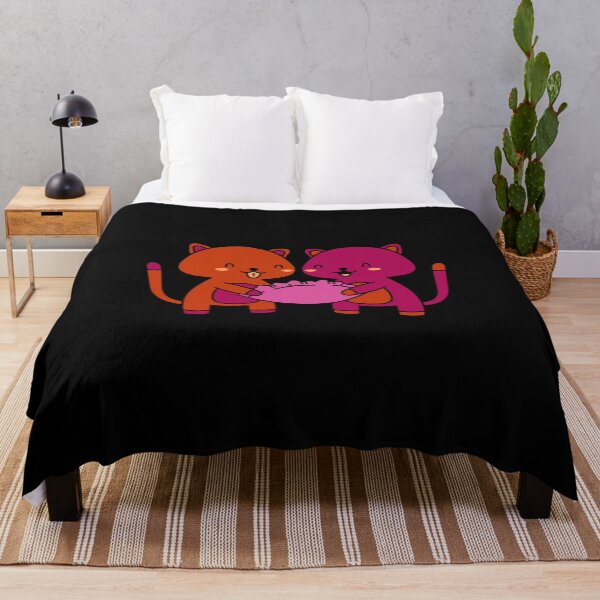 Item preview, Kawaii wlw Kittens. Lesbian Pride designed and sold by Subtle Pride Shop.