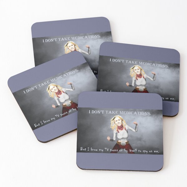Item preview, I Don't Take Meds And My TV Spies On Me designed and sold by Patricia Brown.