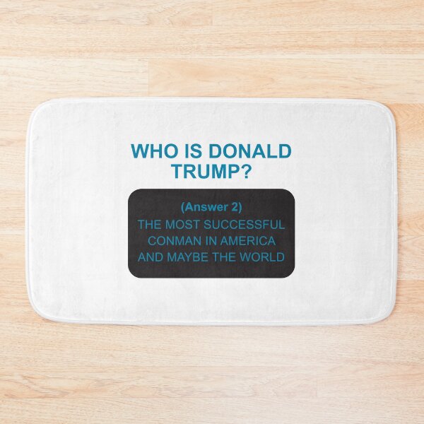 Item preview, Who is Donald Trump, answer 2 designed and sold by Politics-Corner.