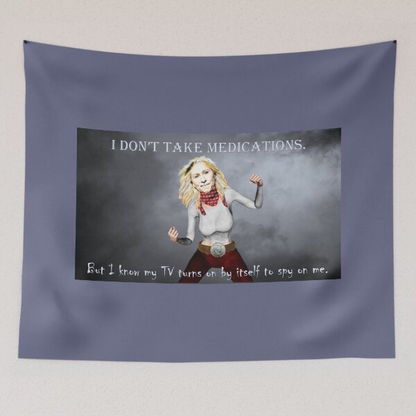Item preview, I Don't Take Meds And My TV Spies On Me designed and sold by Patricia Brown.