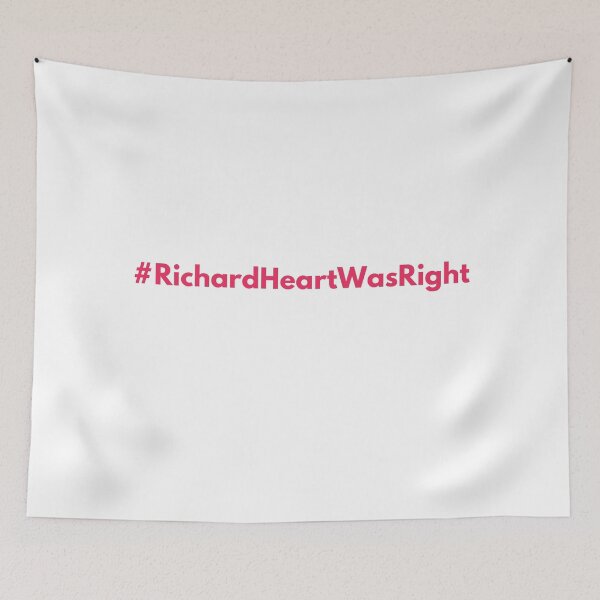 Item preview, #RichardHeartWasRight (Simple Pink) designed and sold by OnlyHexFans.