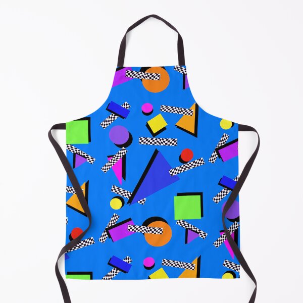 Item preview, Flashback Eighties Geometric Blue designed and sold by Niniannebast.