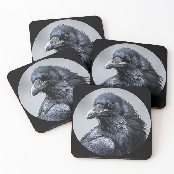 Item preview, The Wise Tatty Crow 2 circle designed and sold by PipPeach.