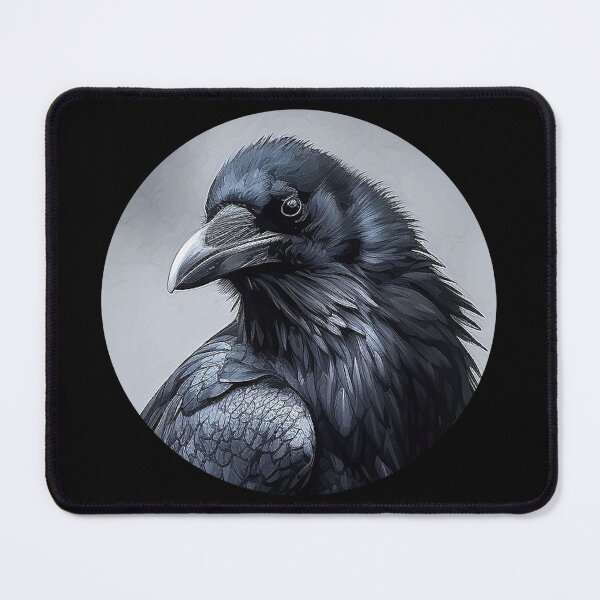Item preview, The Wise Tatty Crow 2 circle designed and sold by PipPeach.