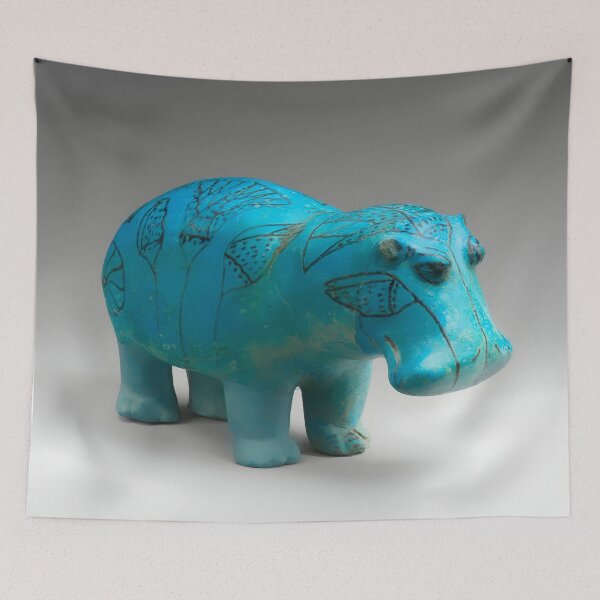Item preview, William the Hippo-  Ancient Egyptian figurine designed and sold by tinytiger77.