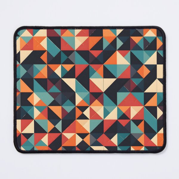 Item preview, Blue, Orange, pink Geometric Tile Pattern designed and sold by Arclight-LLC.