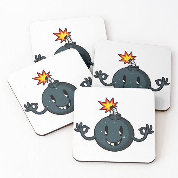 Item preview, Cartoon Peaceful Bomb Art Design designed and sold by BambinosDeli.