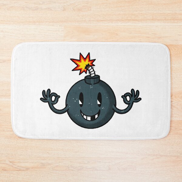 Item preview, Cartoon Peaceful Bomb Art Design designed and sold by BambinosDeli.