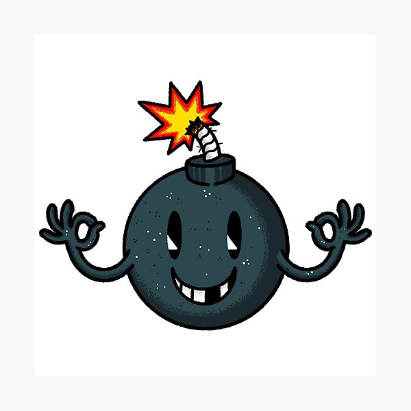  PP Patch Bomb Nuclear Weapons Boom! Cartoon Kids