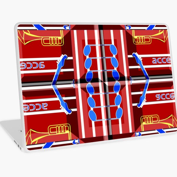Item preview, *Wonderful Music Blue Summer Vibes - Geometric Romantic Blue Music Architecture Bauhaus Style - Ideal Gift for Guitarists and Trumpet Players* designed and sold by Ralek.