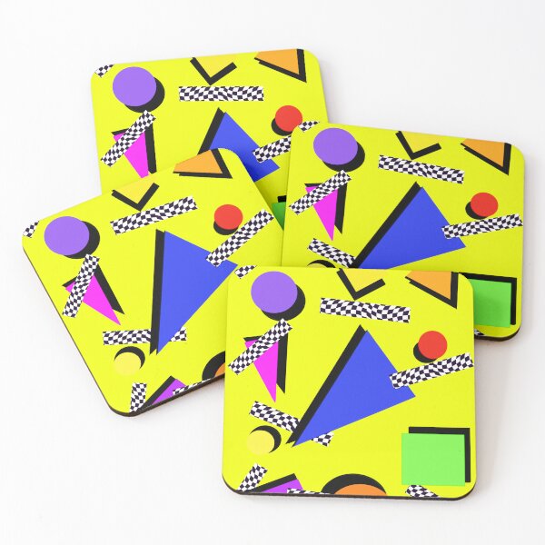 Item preview, Flashback Eighties Geometric Yellow designed and sold by Niniannebast.
