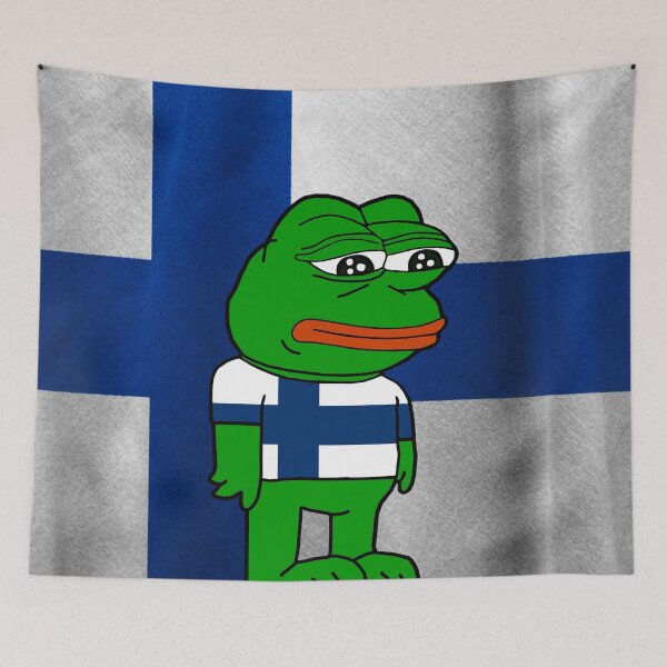 Item preview, Sad Finnish Pepe designed and sold by Slav-Art.