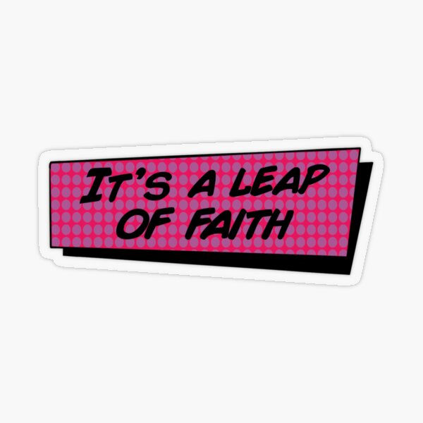Item preview, it's a leap of faith designed and sold by PumpkinChum.