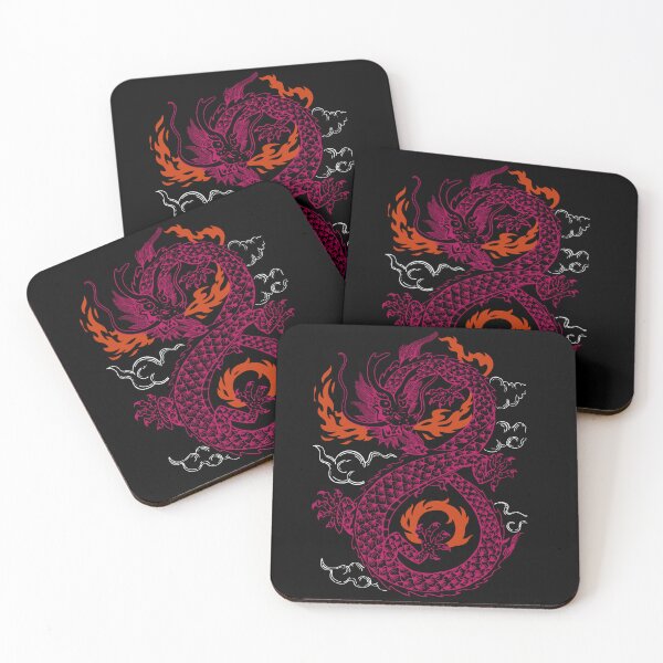 Item preview, Chinese Femme Dragon. Lesbian Pride designed and sold by Subtle Pride Shop.