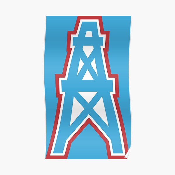 Houston Oilers Logo Poster for Sale by galihyuyu