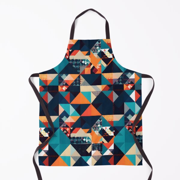 Item preview, Triangle Blue, Orange, pink Geometric Tile Pattern designed and sold by Arclight-LLC.