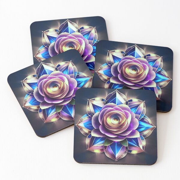 Item preview, Vibrant crystal rose designed and sold by ColderDesignLab.