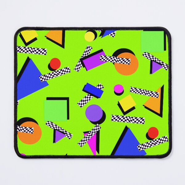 Item preview, Flashback Eighties Geometric Green designed and sold by Niniannebast.