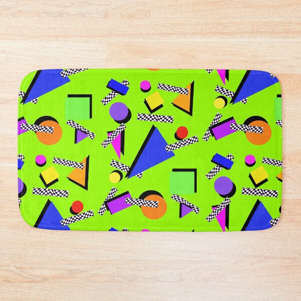 Item preview, Flashback Eighties Geometric Green designed and sold by Niniannebast.