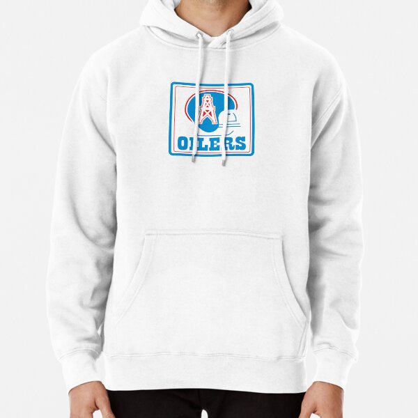 Houston Oilers '47 Varsity Arch Throwback Pullover Hoodie - Red