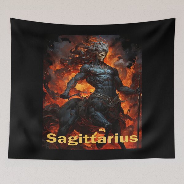 Item preview, Ignite Your Passion with Sagittarius: The Fiery Centaur Aiming for the Starlit Sky designed and sold by JLCableStudio.