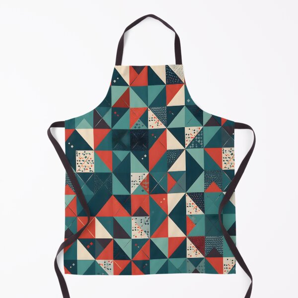Item preview, Blue, Orange, Beigh Geometric Tile Pattern designed and sold by Arclight-LLC.