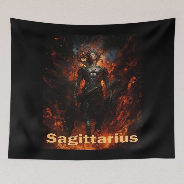 Item preview, Ignite Your Passion with Sagittarius: The Fiery Centaur Aiming for the Starlit Sky designed and sold by JLCableStudio.