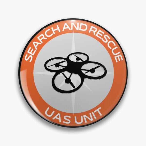 Item preview, Drone UAS Unit Search and Rescue SAR/Safety orange with compass designed and sold by TheContactor.