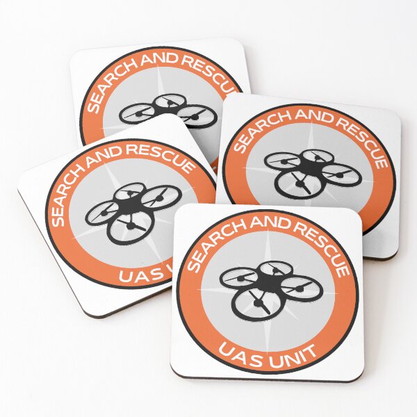 Item preview, Drone UAS Unit Search and Rescue SAR/Safety orange with compass designed and sold by TheContactor.