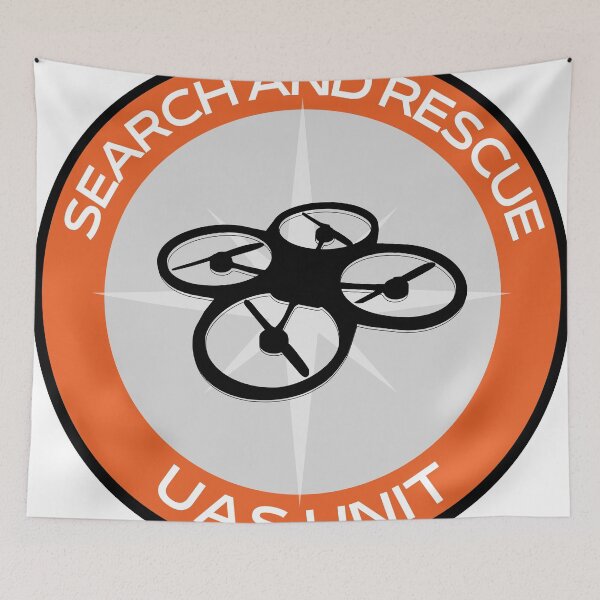 Item preview, Drone UAS Unit Search and Rescue SAR/Safety orange with compass designed and sold by TheContactor.
