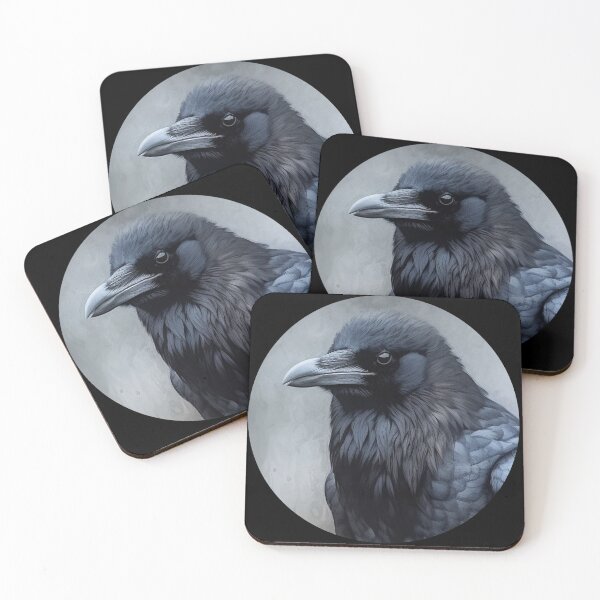 Item preview, The Wise Tatty Crow 1 circle designed and sold by PipPeach.