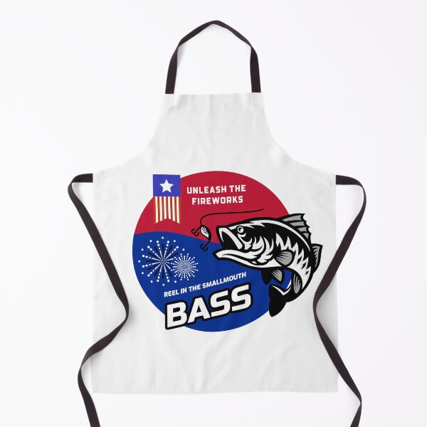 Item preview, Smallmouth Bass Funny 4th July Patriotic Fishing Gift designed and sold by lildoodleshirts.