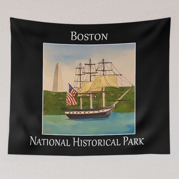 Item preview, Boston National Historical Park, Old Ironsides - WelshDesigns designed and sold by welshdesigns.
