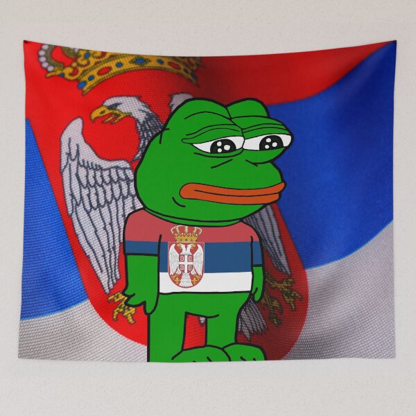 Item preview, Sad Serbian Pepe designed and sold by Slav-Art.
