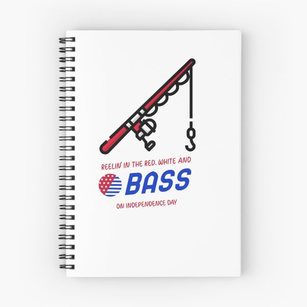 Item preview, Funny Bass Fishing Independence Day Patriotic 4th July Fisherman designed and sold by lildoodleshirts.