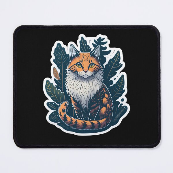 Item preview, Norwegian Forest Cat (Sticker and Print Out) designed and sold by Sir Elgin Ortiz.