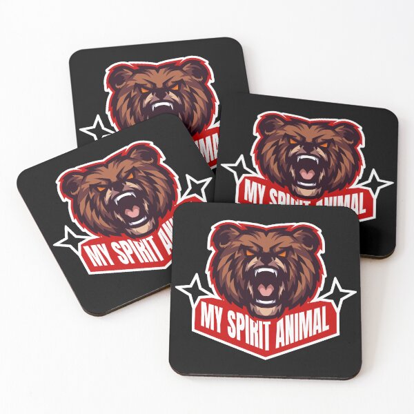 Item preview, Wild Brown Bear Is My Spirit Animal designed and sold by knapst.