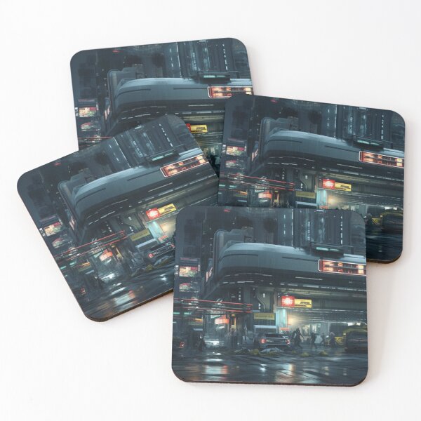 Item preview, Cyberpunk Streetscape - Digital Art designed and sold by Fanatic12.