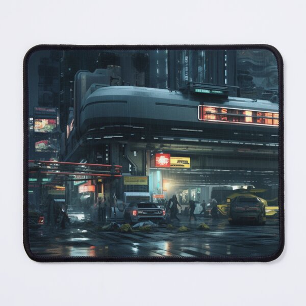 Item preview, Cyberpunk Streetscape - Digital Art designed and sold by Fanatic12.