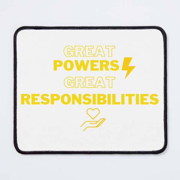 Item preview, Great Powers Great Responsabilities designed and sold by wvinic63.