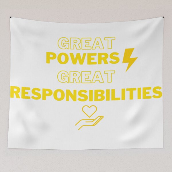 Item preview, Great Powers Great Responsabilities  designed and sold by wvinic63.