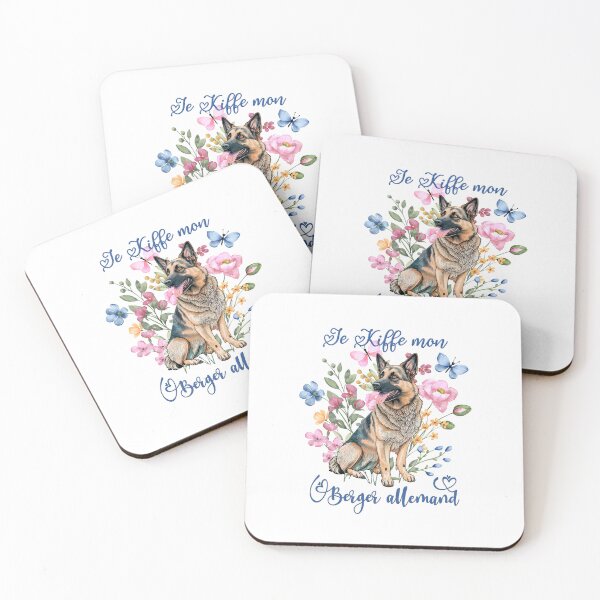 Item preview, German Shepherd Dog, I love my German Shepherd, for guard dog lovers, in French designed and sold by isaweb.