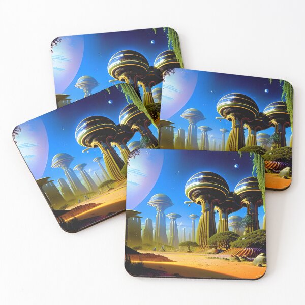Item preview, Psychedelic Cyberpunk Alien Dreamscapes 109 designed and sold by Benito Del Ray.