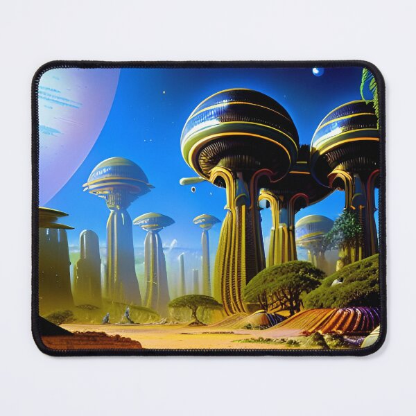 Item preview, Psychedelic Cyberpunk Alien Dreamscapes 109 designed and sold by Benito Del Ray.