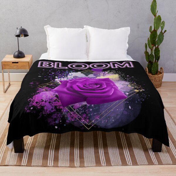 Item preview, Watercolour purple rose bloom design designed and sold by RahyasDesign.